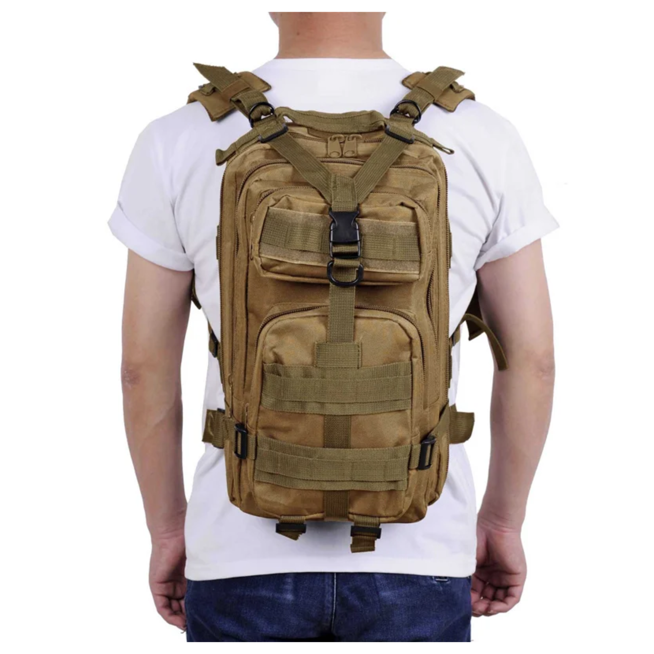 Mochila Tática 30 Litros Outdoor® - Cáqui