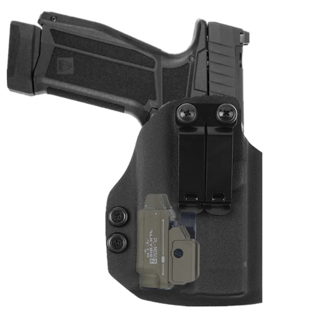 Coldre Velado Kydex Arex Delta M Gen 2 com Lanterna - Destro