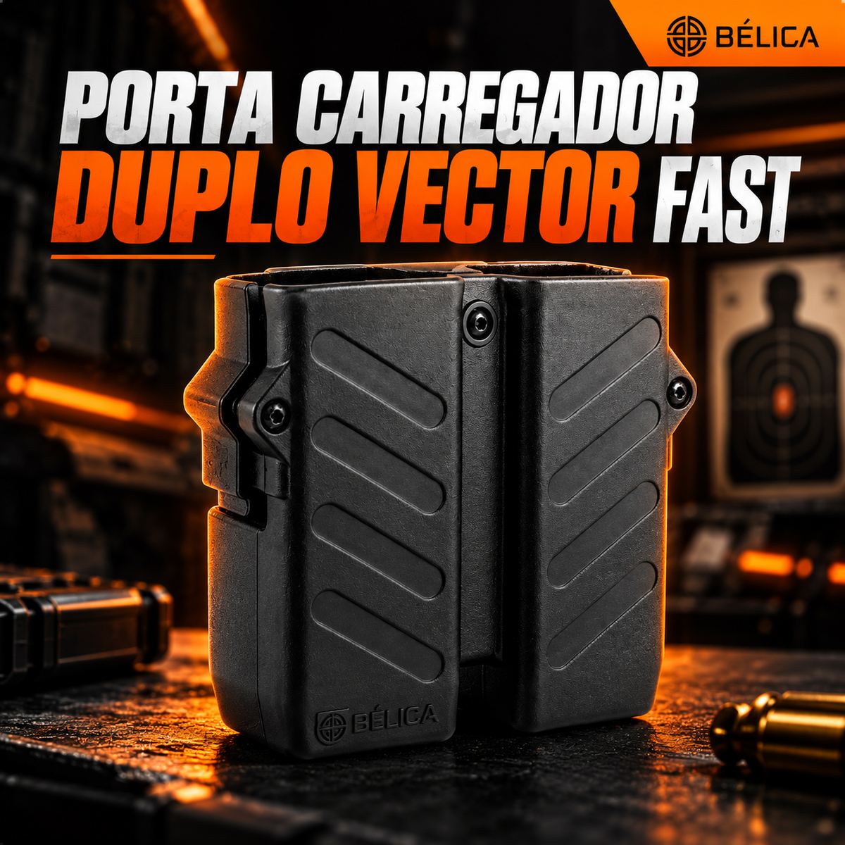 Porta Carregador Duplo Universal