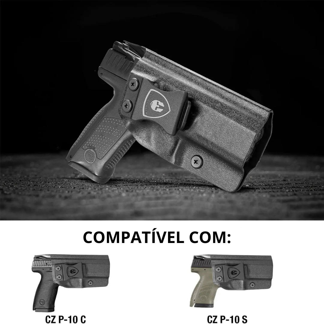 Coldre em Kydex para CZ P-10 C e CZ P-10 S