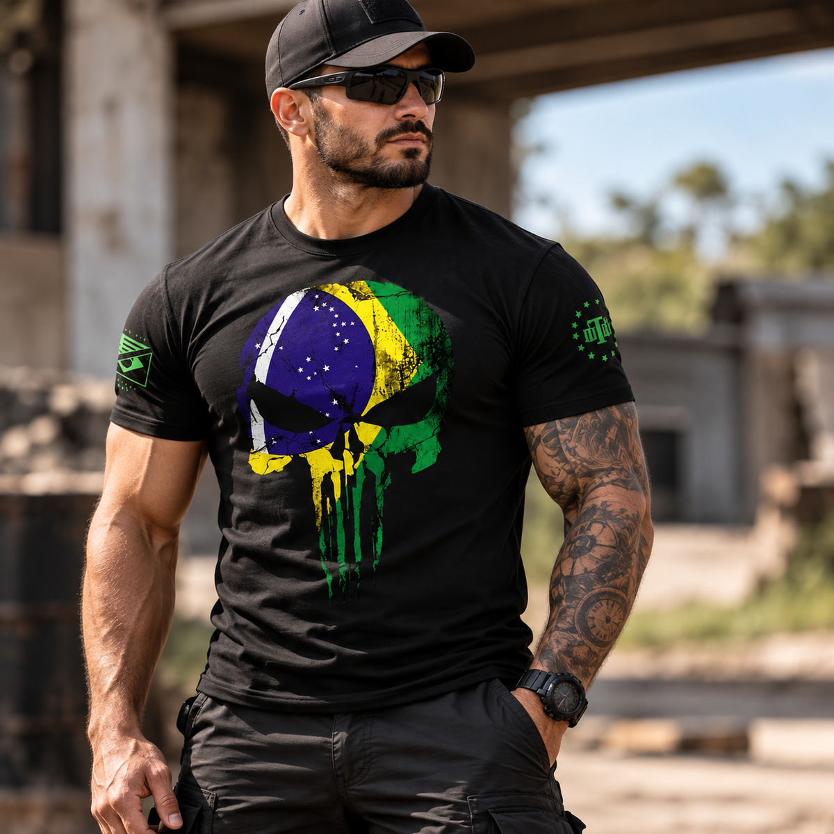 Camiseta Justiceiro Punisher Brasil