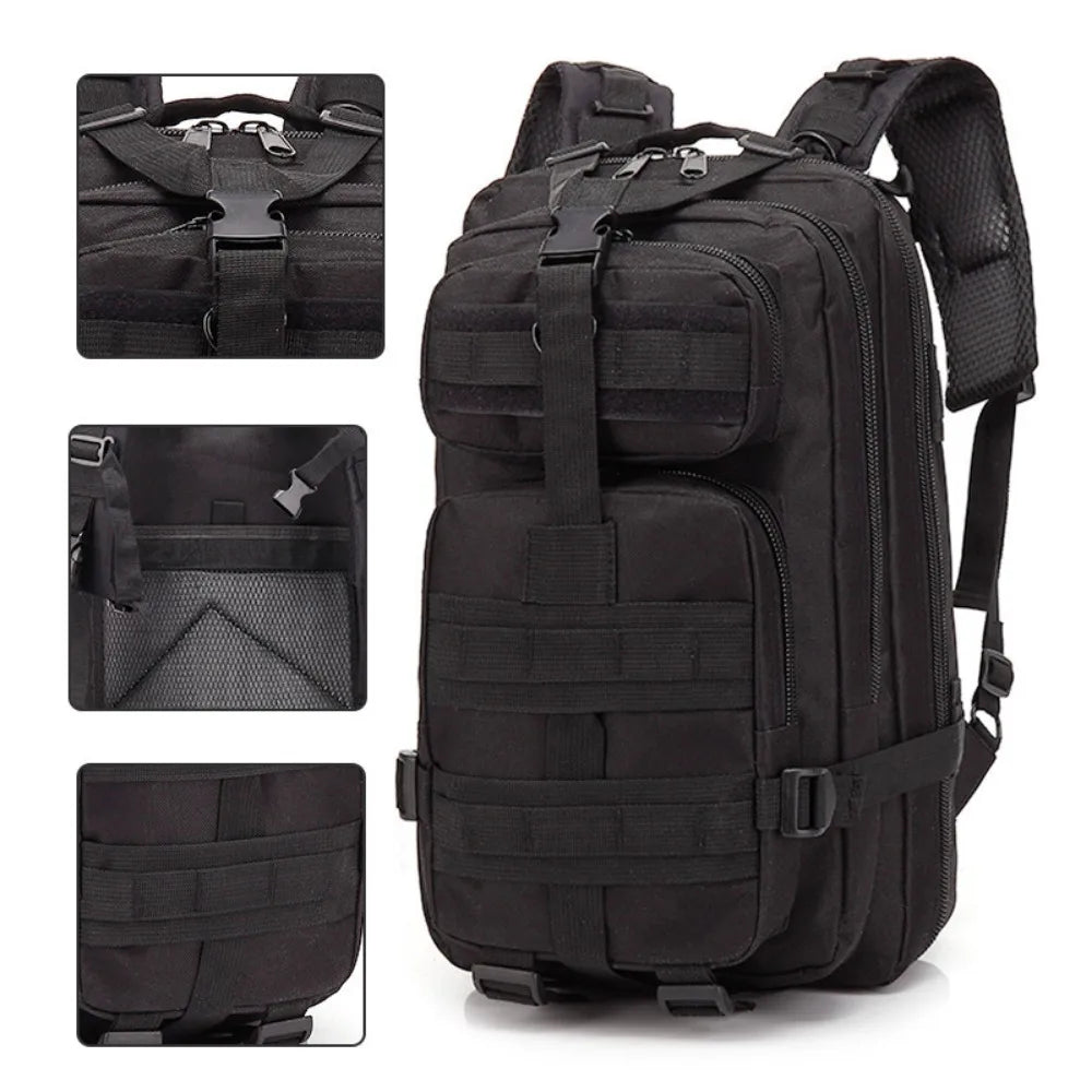 Mochila Tática 30 Litros Outdoor® - Preta