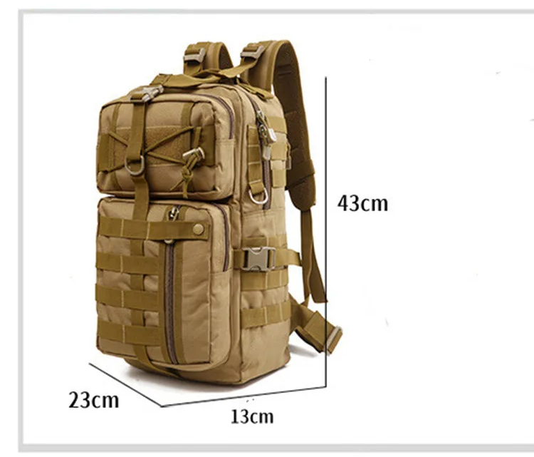 Mochila Tática Falcon® 40 Litros - Cáqui