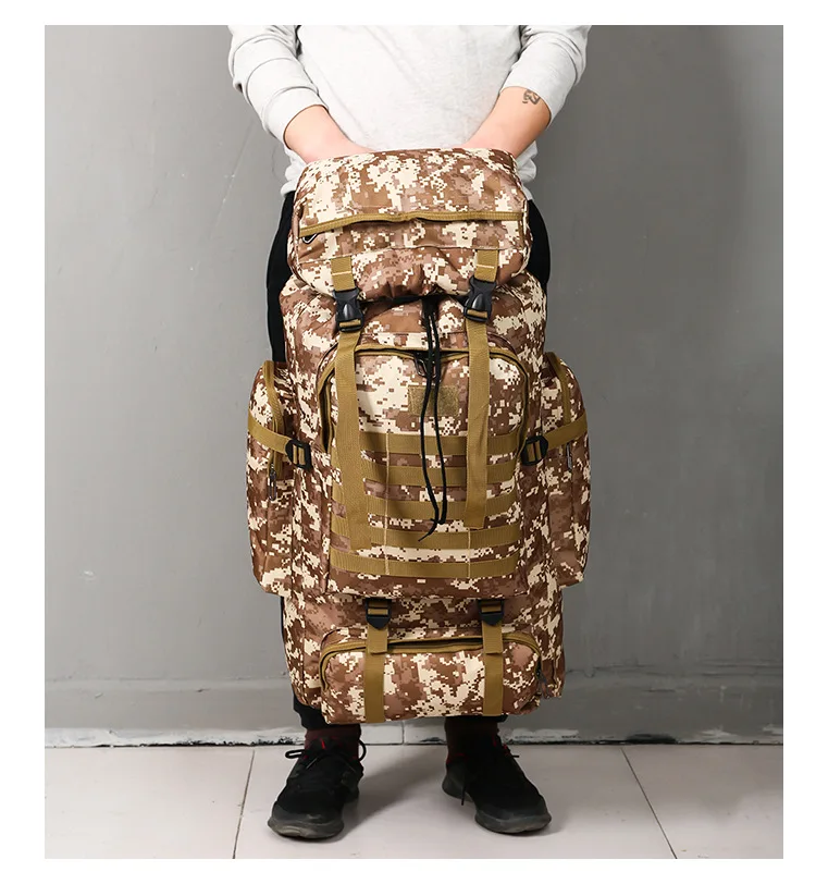 Mochila Trilha e Camping 80 Litros - Desert