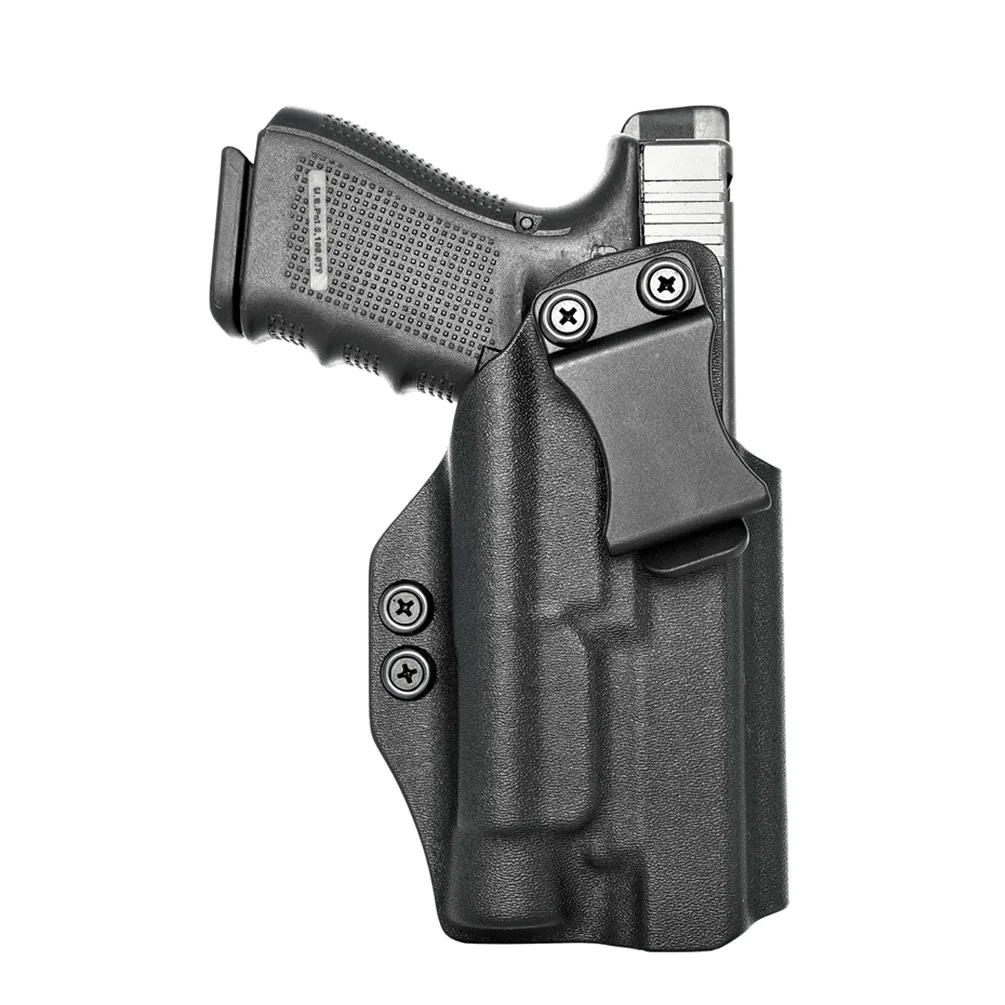 Coldre velado em Kydex Premium para Glock 17, 19, 19X, 22, 23, 31, 32, 34, 35, 45 (Gen 3, 4 e 5)