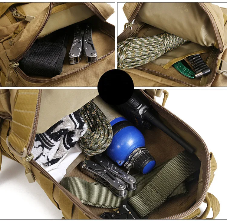 Mochila Tática Falcon® 40 Litros - Cáqui