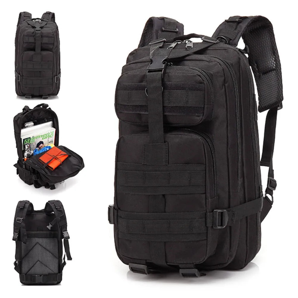 Mochila Tática 30 Litros Outdoor® - Preta