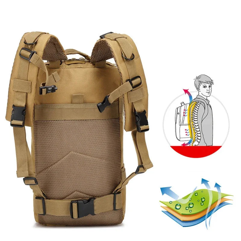 Mochila Tática 30 Litros Outdoor® - Desert