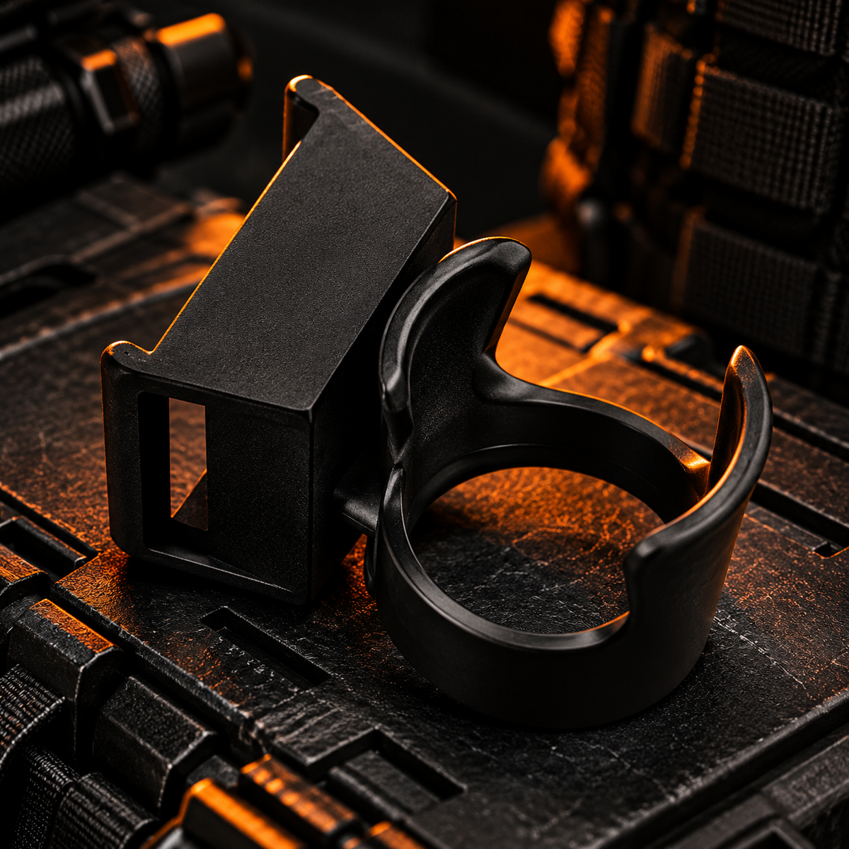 Tonfa Retrátil Profissional + Porta Tonfa de Cintura Ajustável