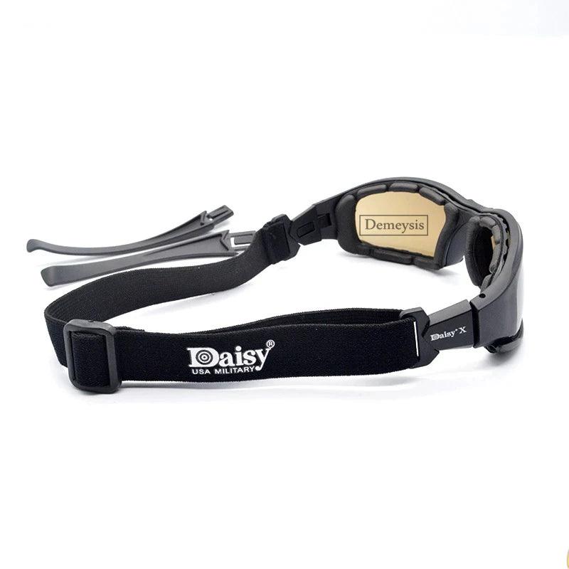 Óculos Táticos Polarizados com Lentes Intercambiáveis Deisy X ® - 3 Opções de Lentes Inclusas
