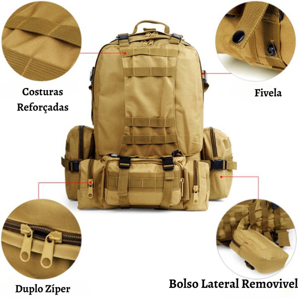 Mochila Militar Armor 65 Litros - Desert