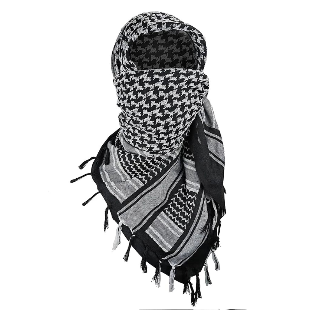 Shemagh Lenço Militar Keffieh 100% Algodão