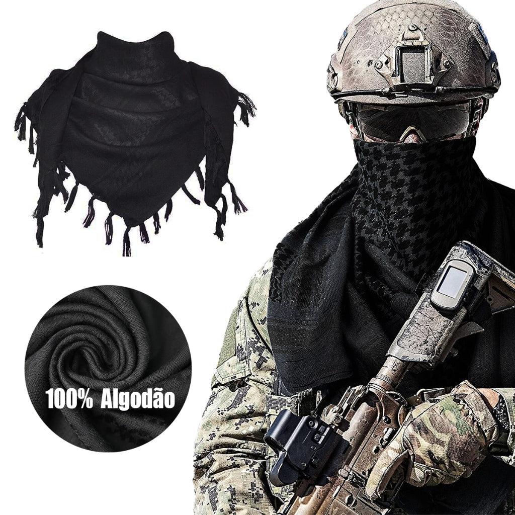 Shemagh 100% Algodão Feito à Mão