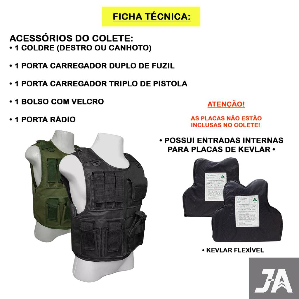 Capa de Colete Hunter Assault J.A. Rio Militar®️