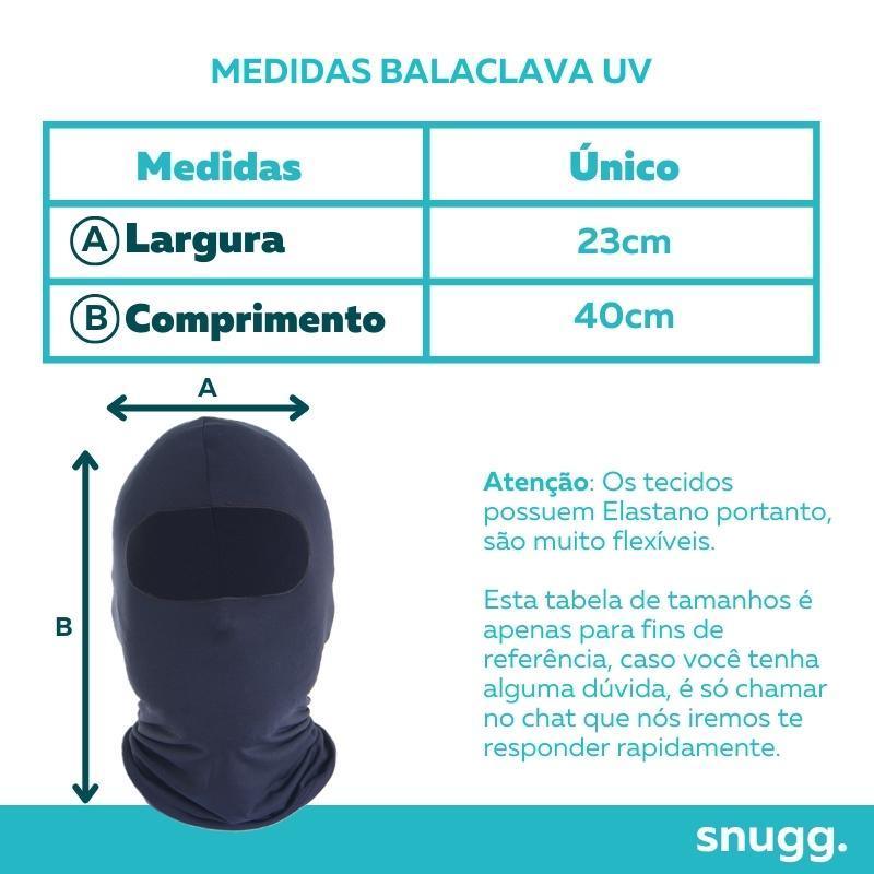 Kit 2 Balaclava com Proteção UV50+