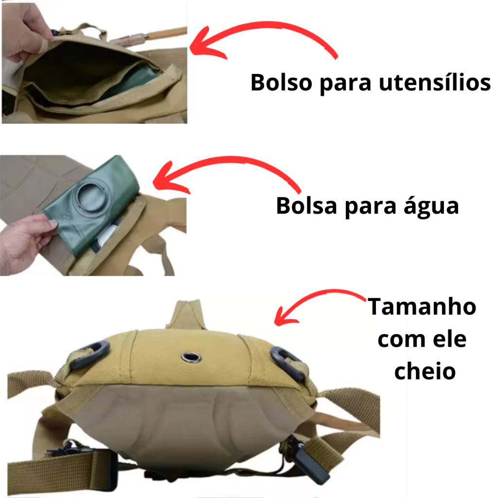 Mochila de Hidratação Profissional (Camelback)