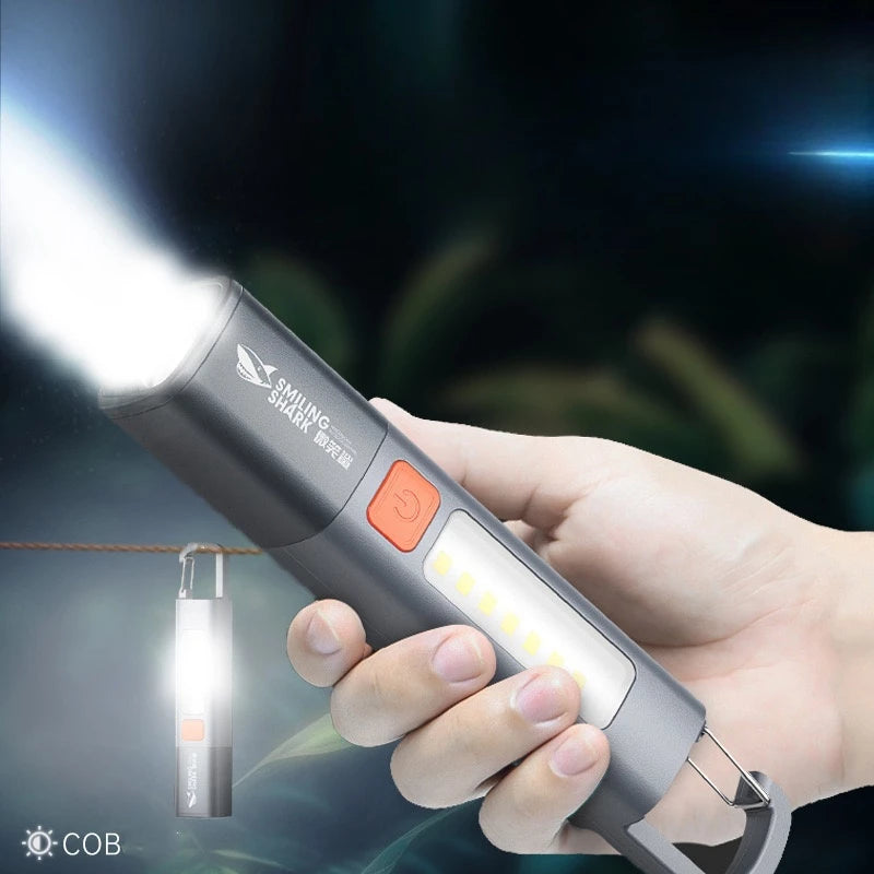 Lanterna Tática Recarregável USB