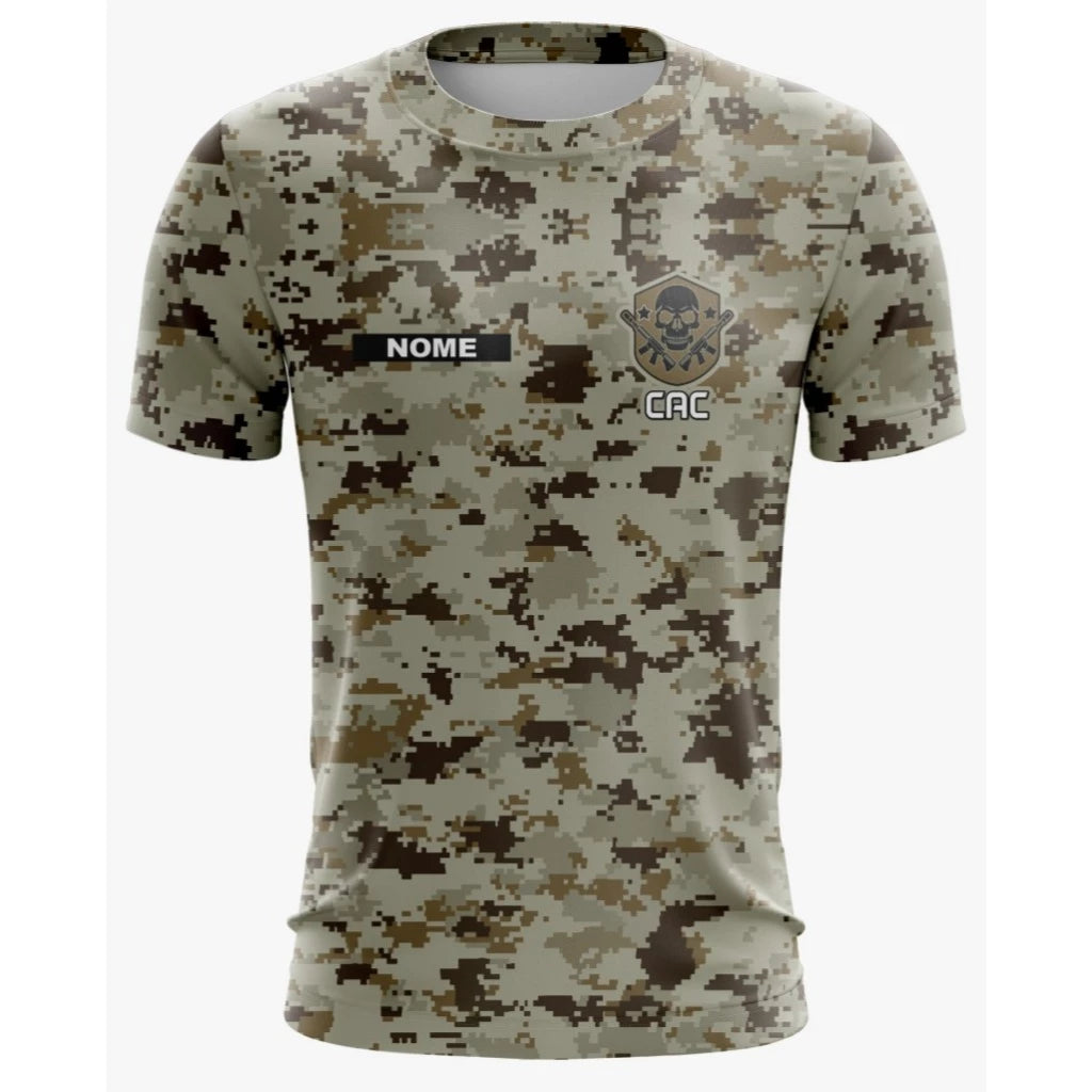Camiseta CAC Dryfit com Proteção UV - Nome Personalizado GRÁTIS