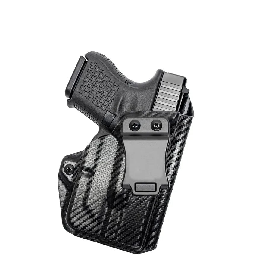 Coldre Velado Fibra de Carbono Glock 26/27/28 com TLR-6