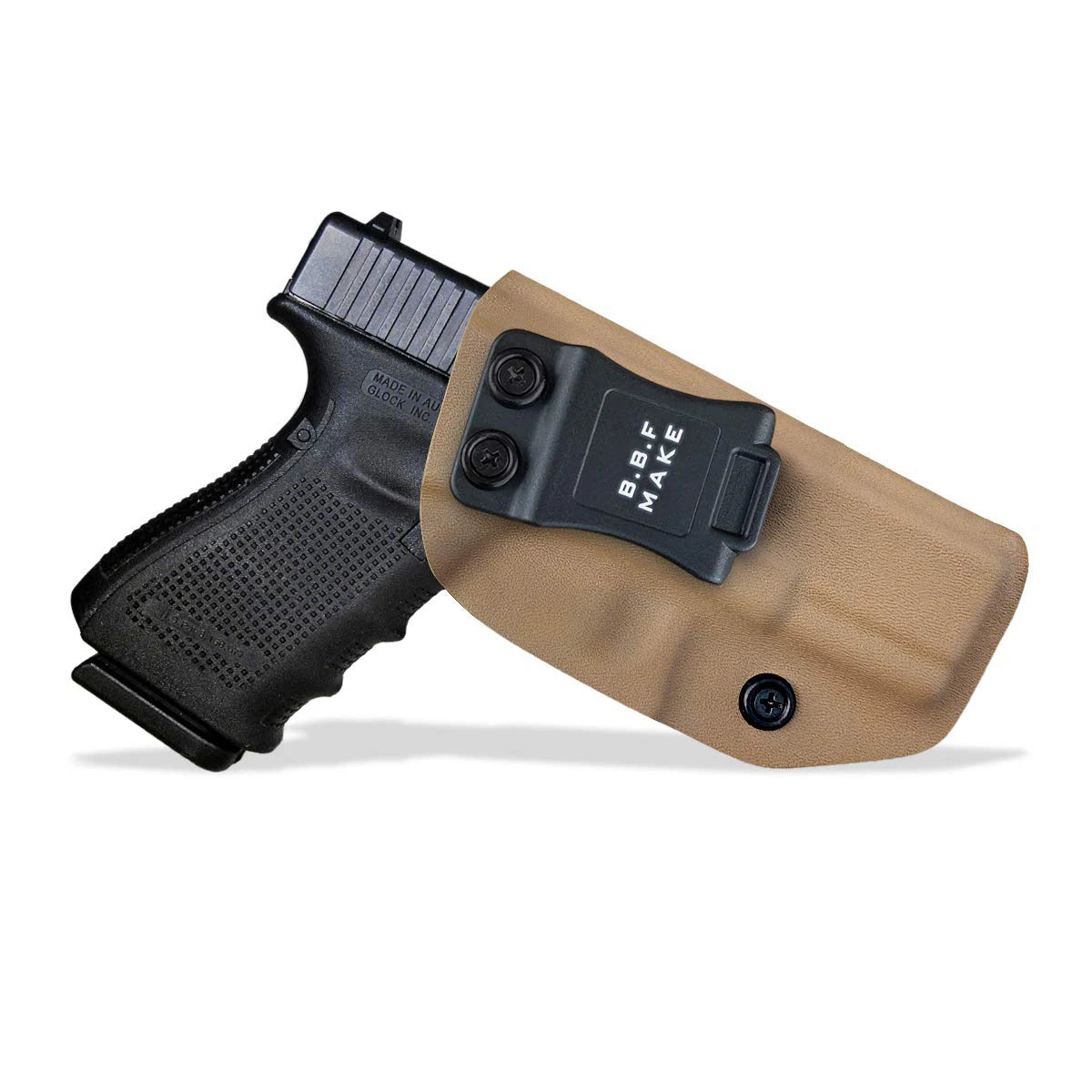 Coldre de Kydex Glock G19, G19X,G23, G25, G32, G45, (Geração 1 a 5)