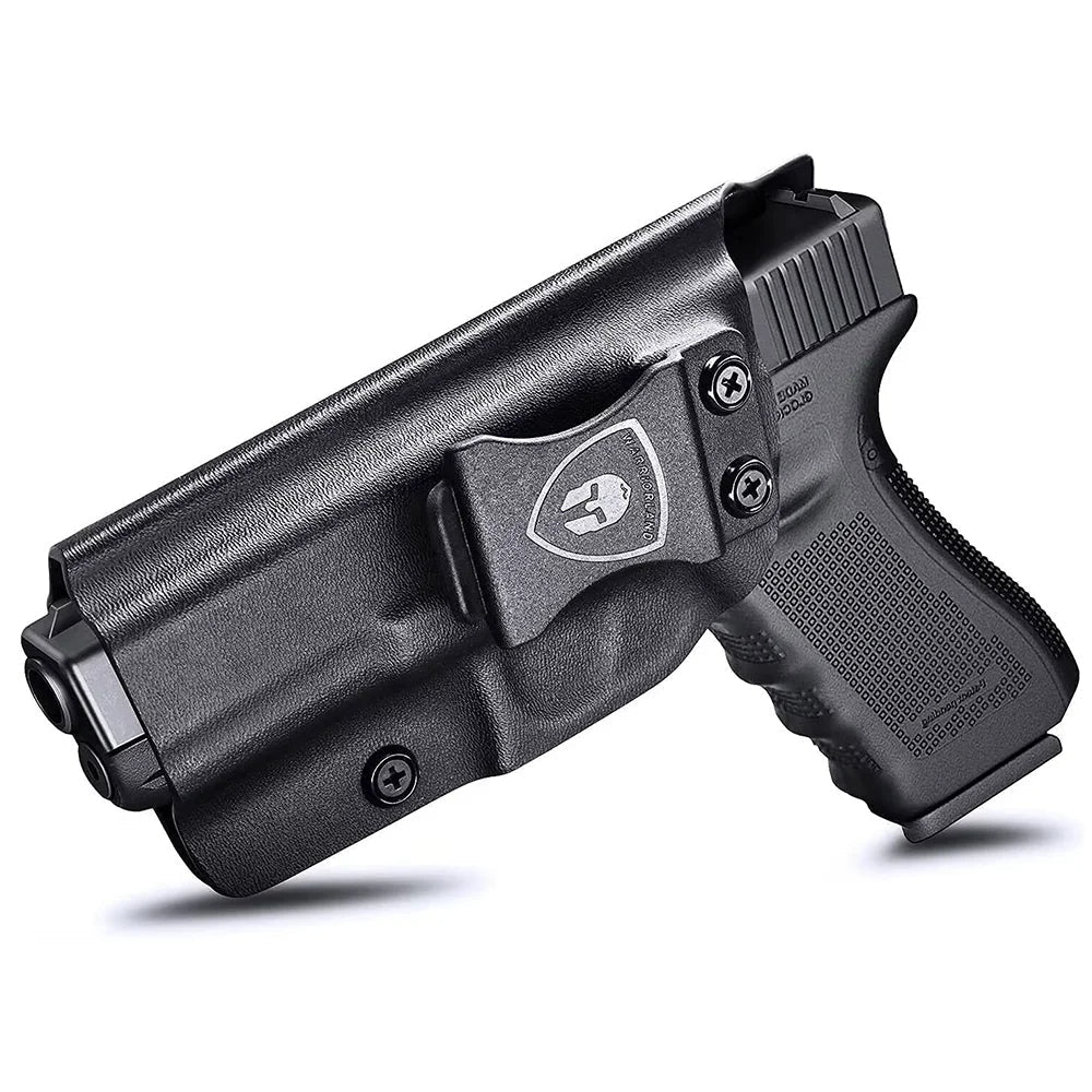 Coldre Kydex Glock G17, G19/19X, G26, G44, G45 Gen(1-5) e Glock G23 e G32 Gen(3-4)