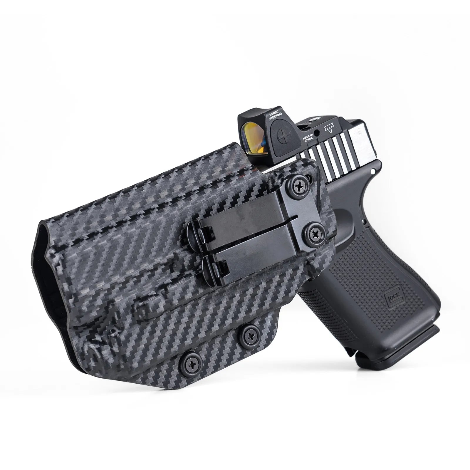 Coldres para Glock G17, G19, G19X (Gen 1-5), G44, G45, G22, G23, G31, G32 (Gen 1-4) com Olight
