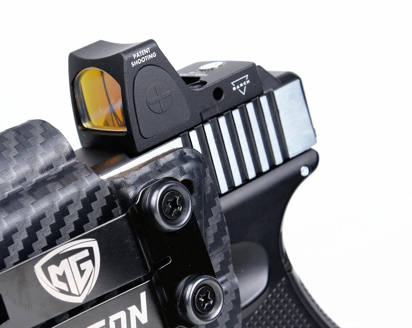 Coldres para Glock G17, G19, G19X (Gen 1-5), G44, G45, G22, G23, G31, G32 (Gen 1-4) com Olight