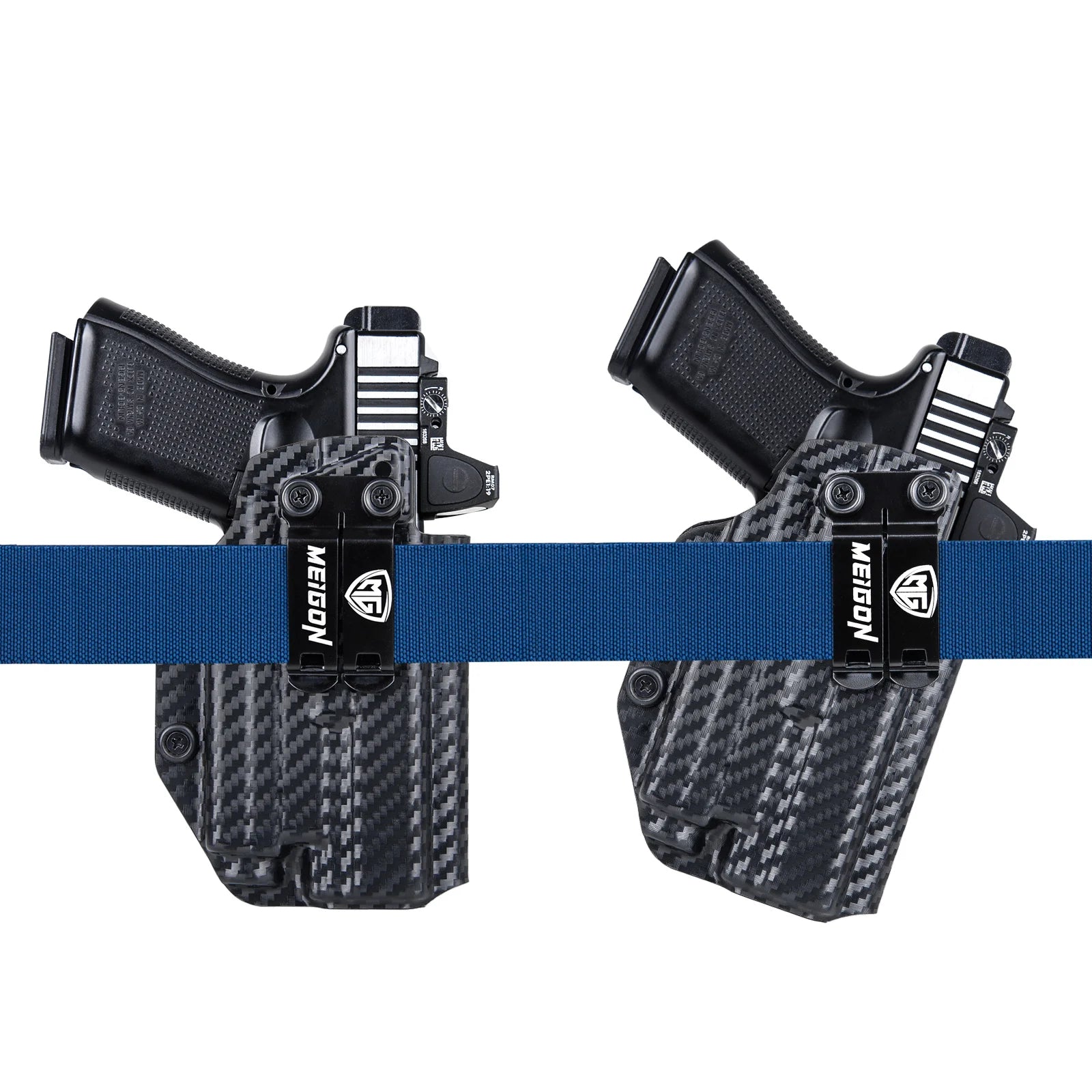 Coldres para Glock G17, G19, G19X (Gen 1-5), G44, G45, G22, G23, G31, G32 (Gen 1-4) com Olight