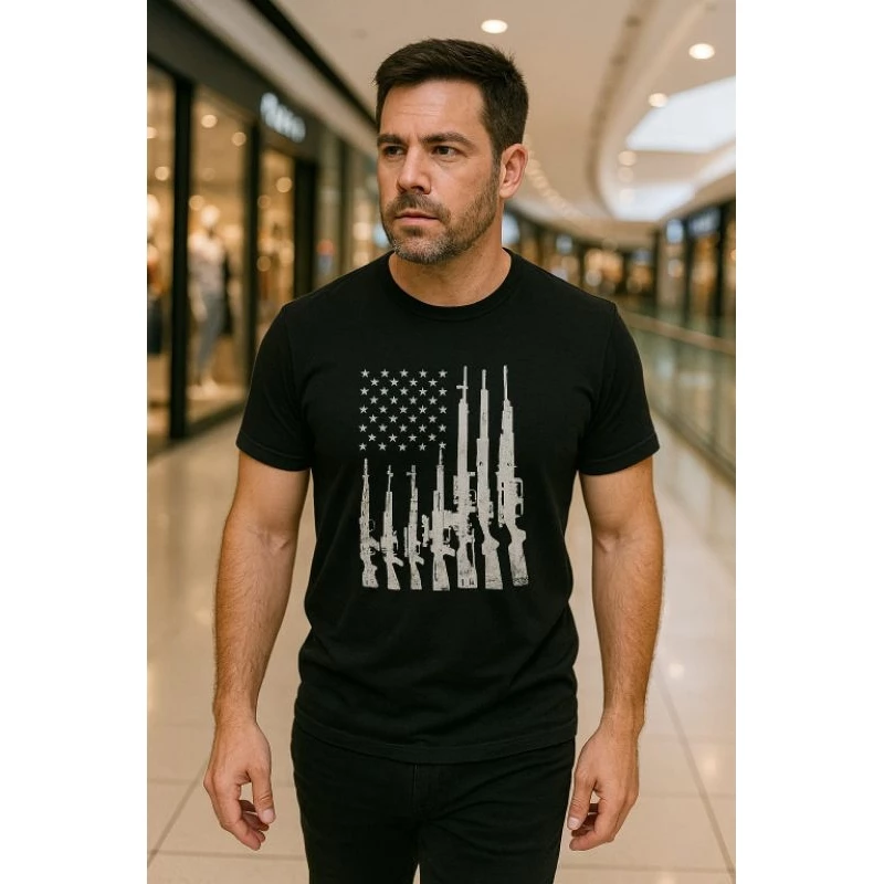 Camiseta Premium Dry Fit Bandeira USA