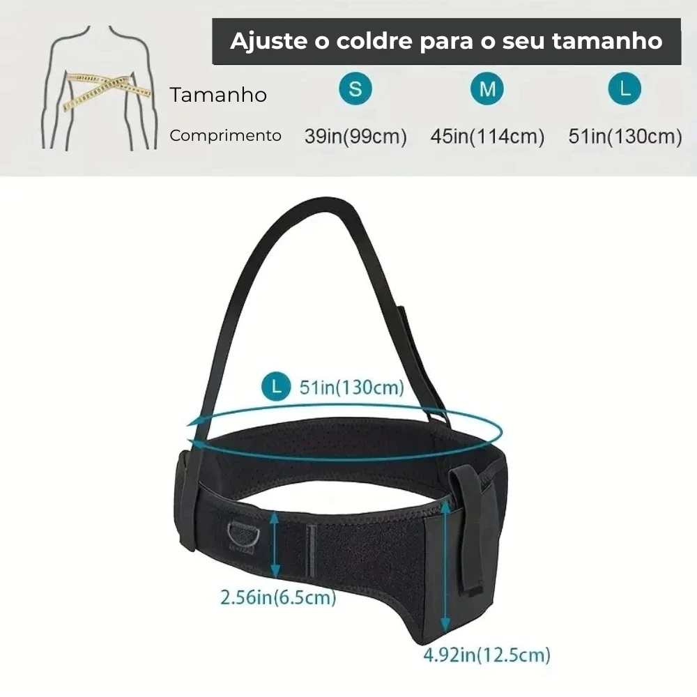 Coldre Axilar e Cintura
