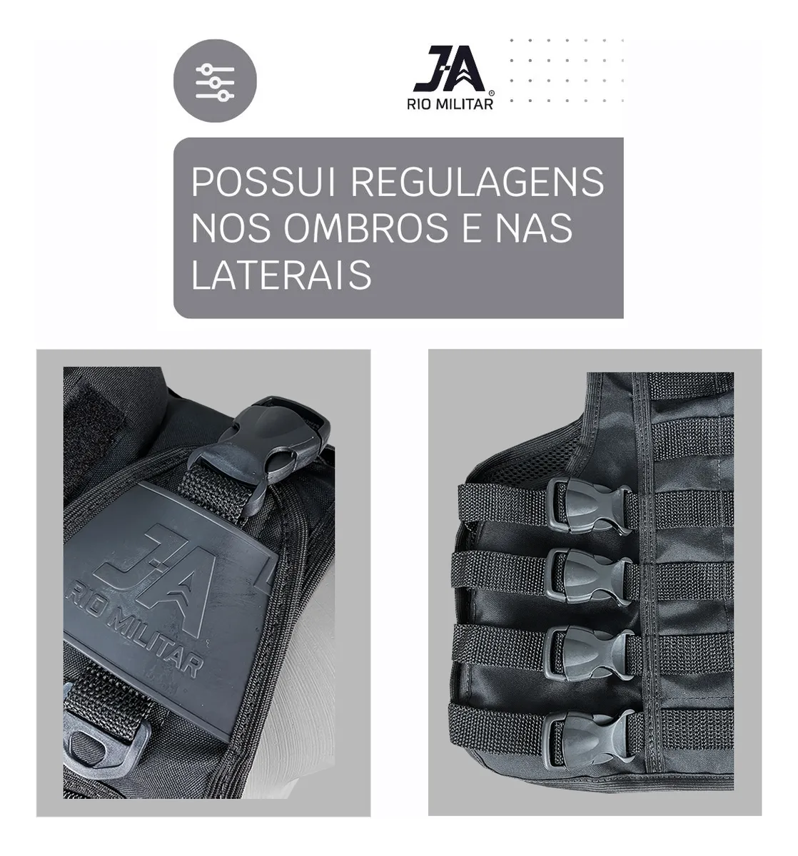 Colete Modular Combat® - Preto
