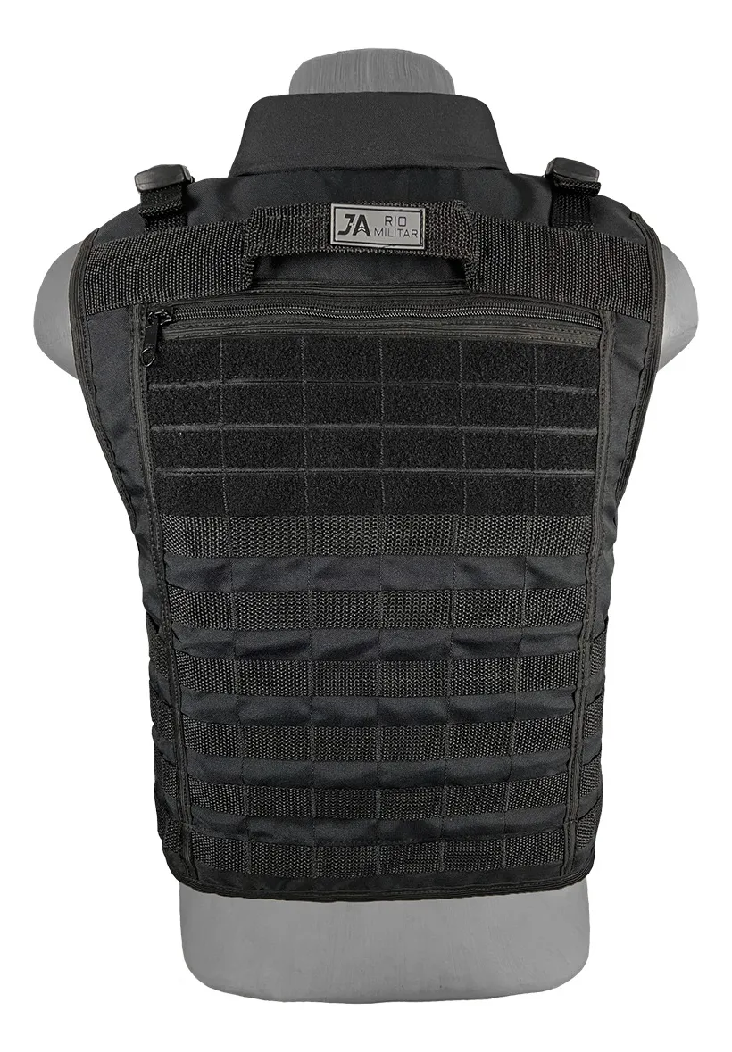 Colete Modular Iron Force® com 5 Itens Inclusos - Preto
