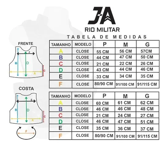 Colete Modular Iron Force® com 5 Itens Inclusos - Preto