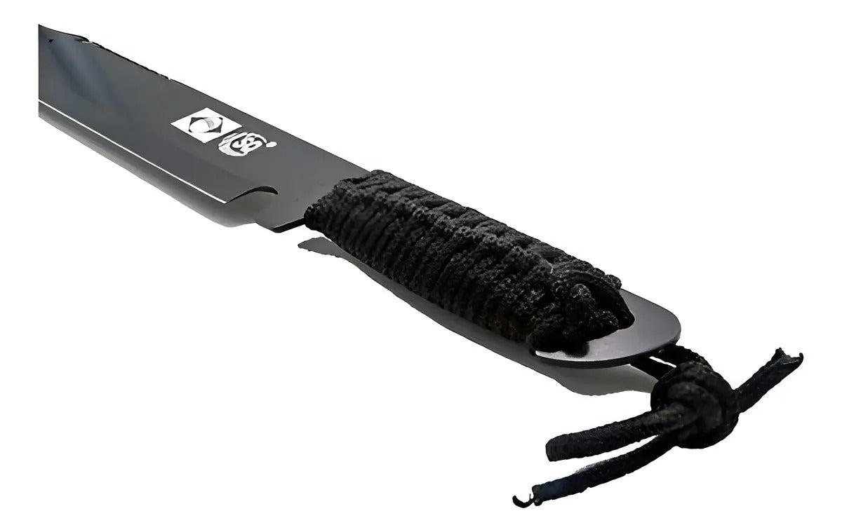 Kit Sobrevivência Tático: Facão Militar Full Tang + Machado Tático