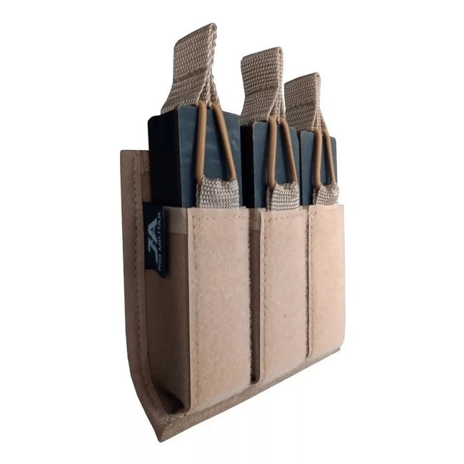 Porta Carregador de Pistola Triplo Modular JA Rio Militar