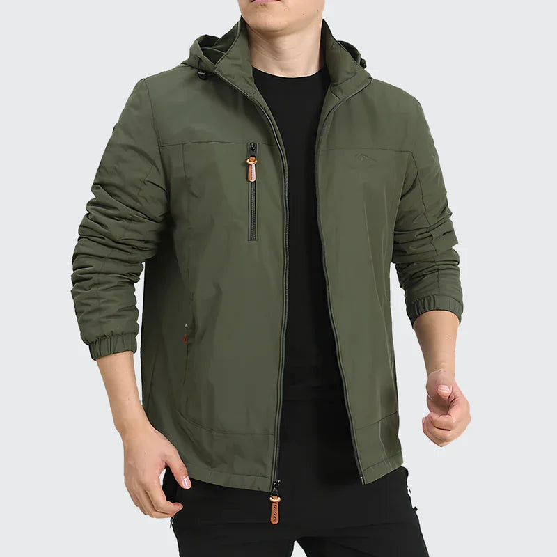 Jaqueta Impermeável com Capuz Outdoor®️