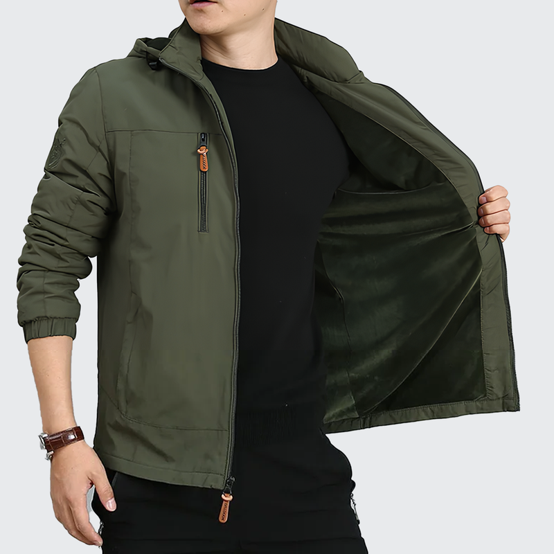 Jaqueta Impermeável com Capuz Outdoor®️
