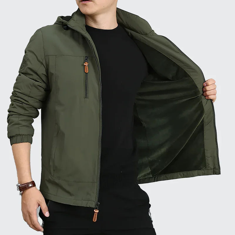 Jaqueta Impermeável com Capuz Outdoor®️