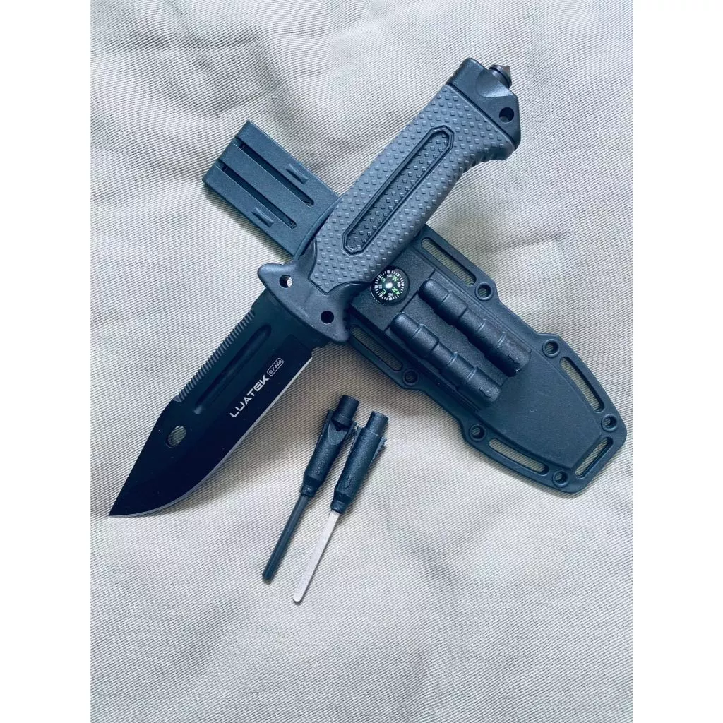 Kit de Sobrevivência Faca + Itens