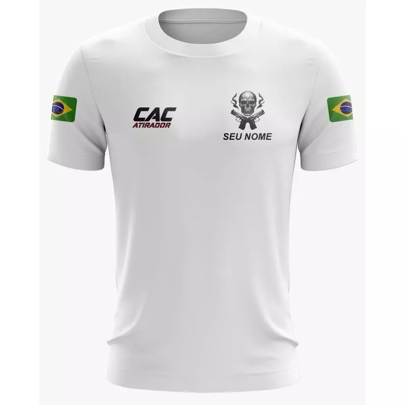 Camiseta CAC - Nome Personalizado GRÁTIS
