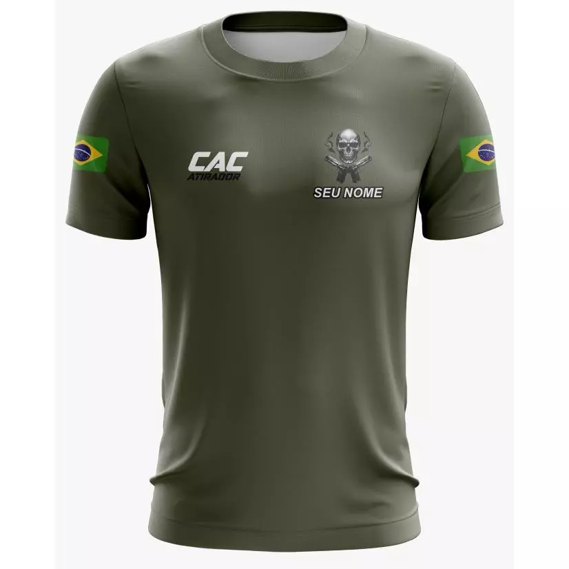 Camiseta CAC - Nome Personalizado GRÁTIS