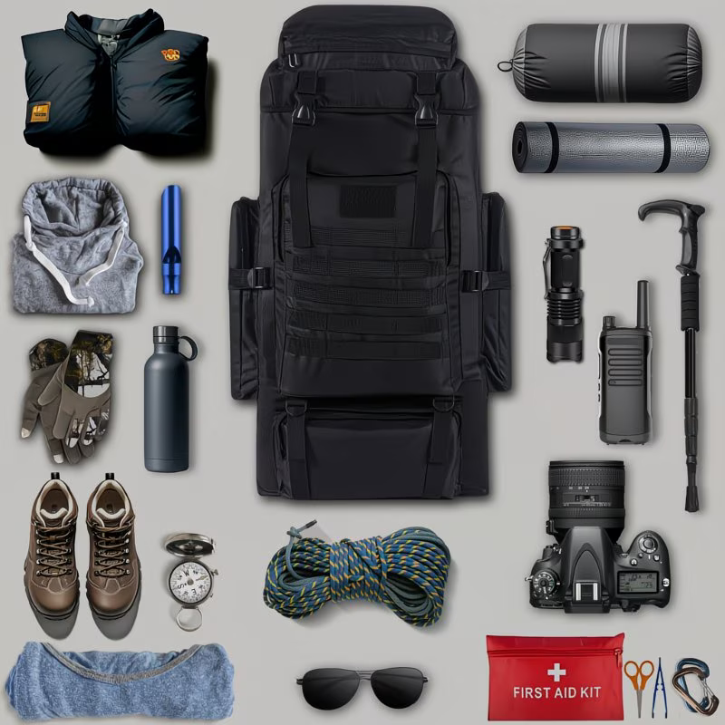 Mochila Adventure 70L - Preta