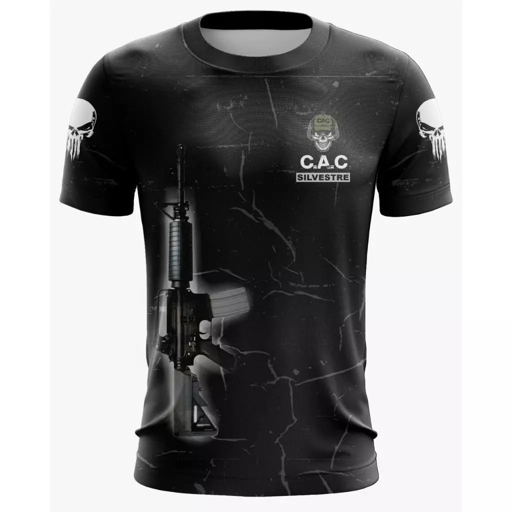 Camiseta CAC Dryfit com Proteção UV - Nome Personalizado GRÁTIS