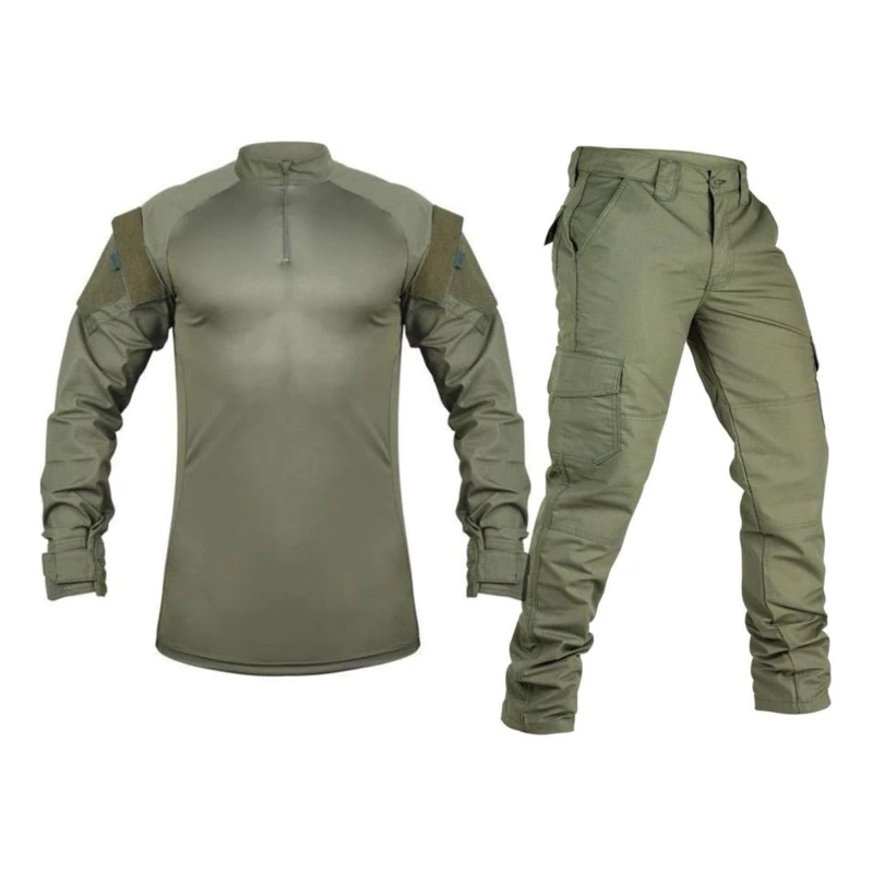 FARDA ARES – Verde Oliva | Combat Shirt + Calça Tática
