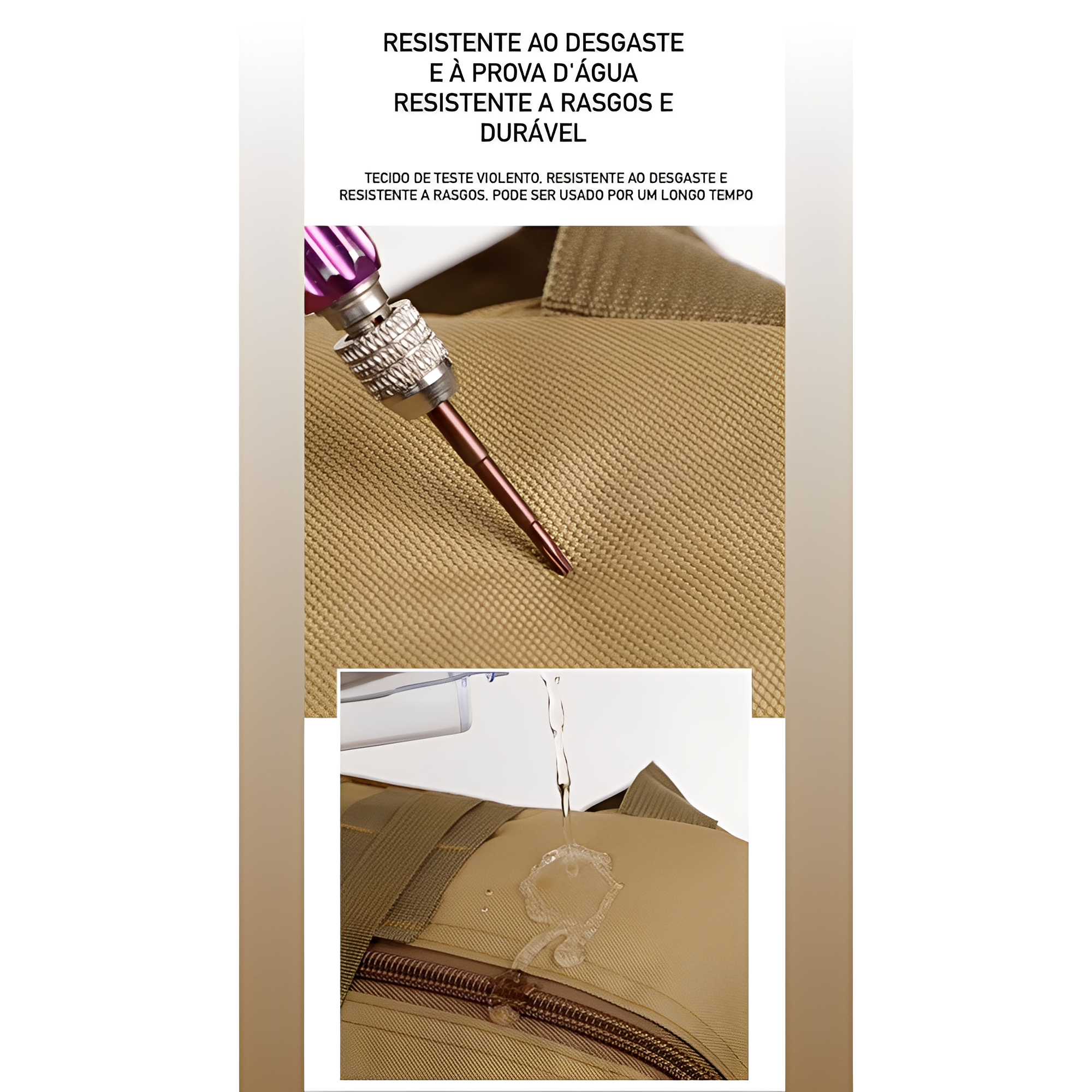 Mochila Tática 50 Litros Outdoor® - Cáqui