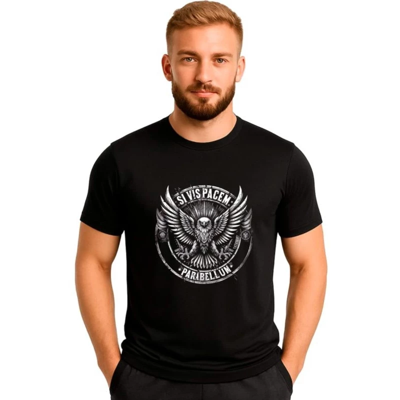 Camiseta Masculina "Si Vis Pacem, ParaBellum"