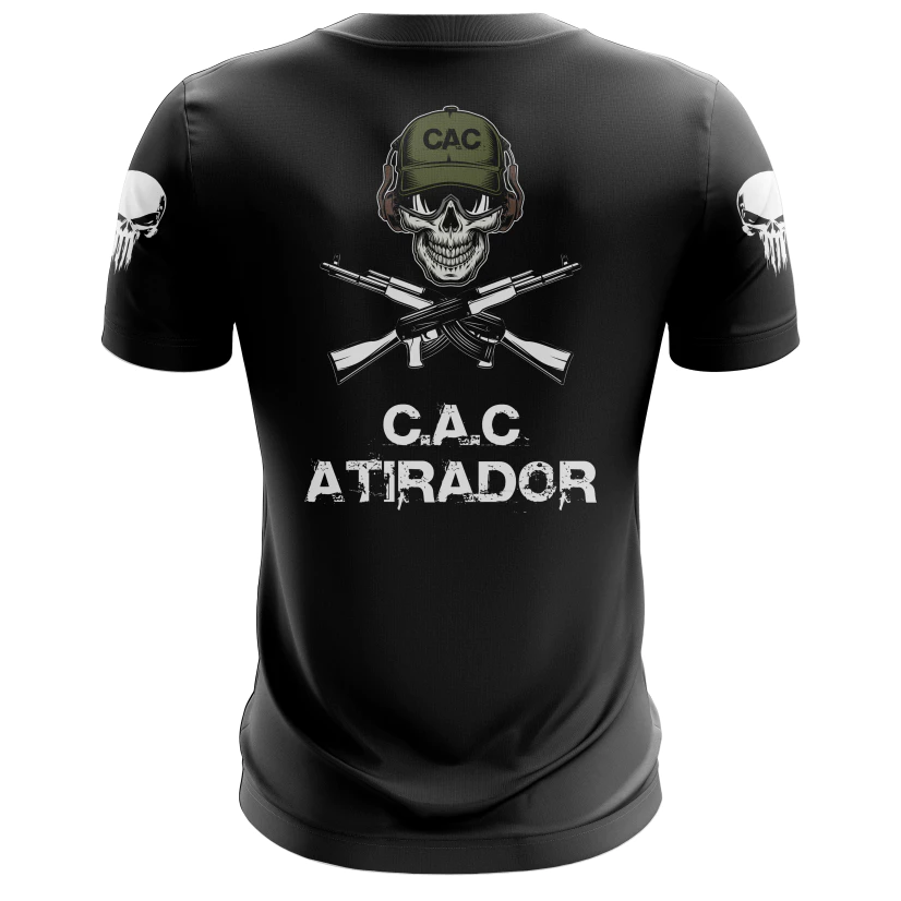 Camiseta CAC - Nome Personalizado GRÁTIS