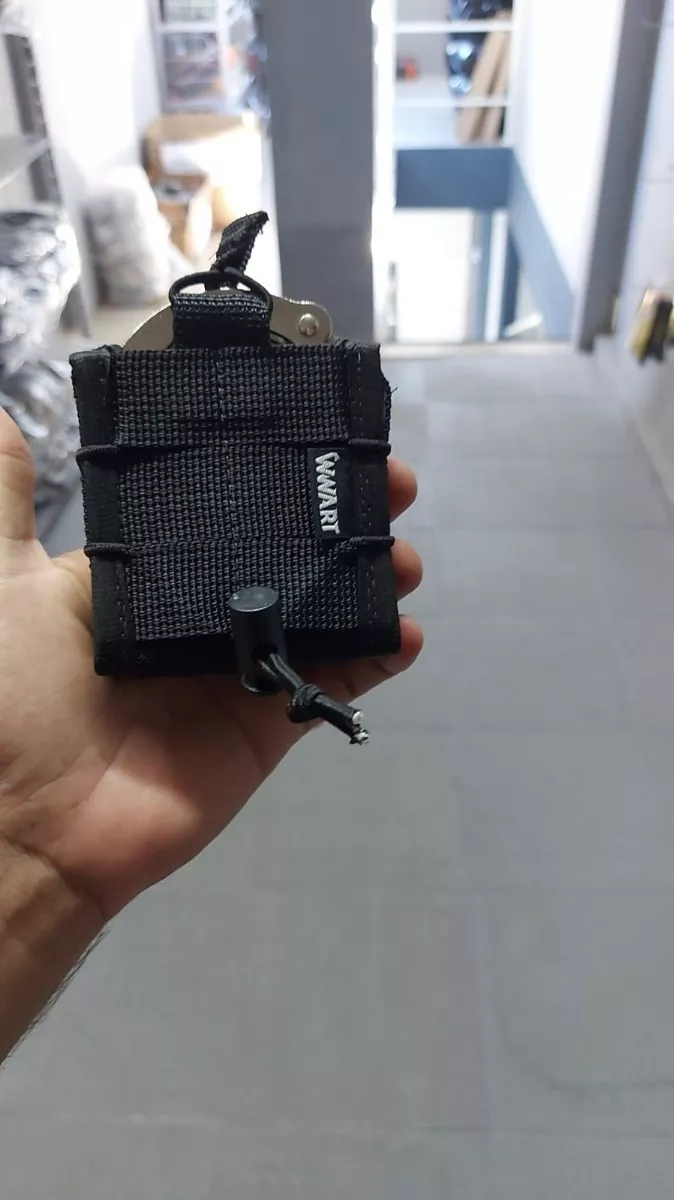 Porta Algemas Fast Mag Rígido Preto