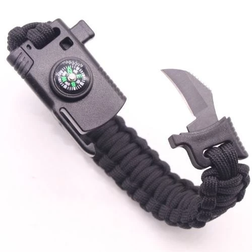 Pulseira Militar Paracord de Sobrevivência