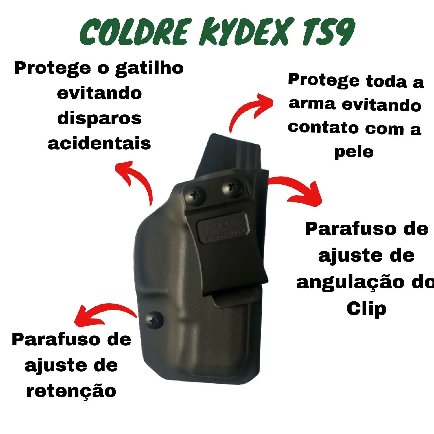 Coldre Kydex Taurus TS9